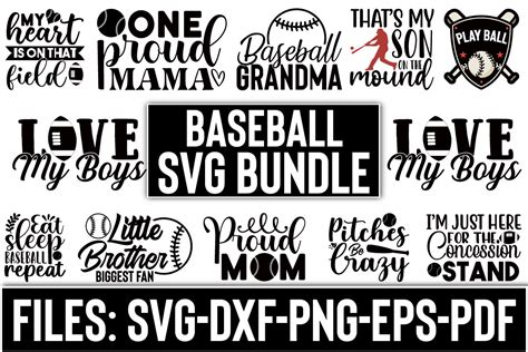 Download Baseball SVG Bundle, Sports Svg Creativefabrica